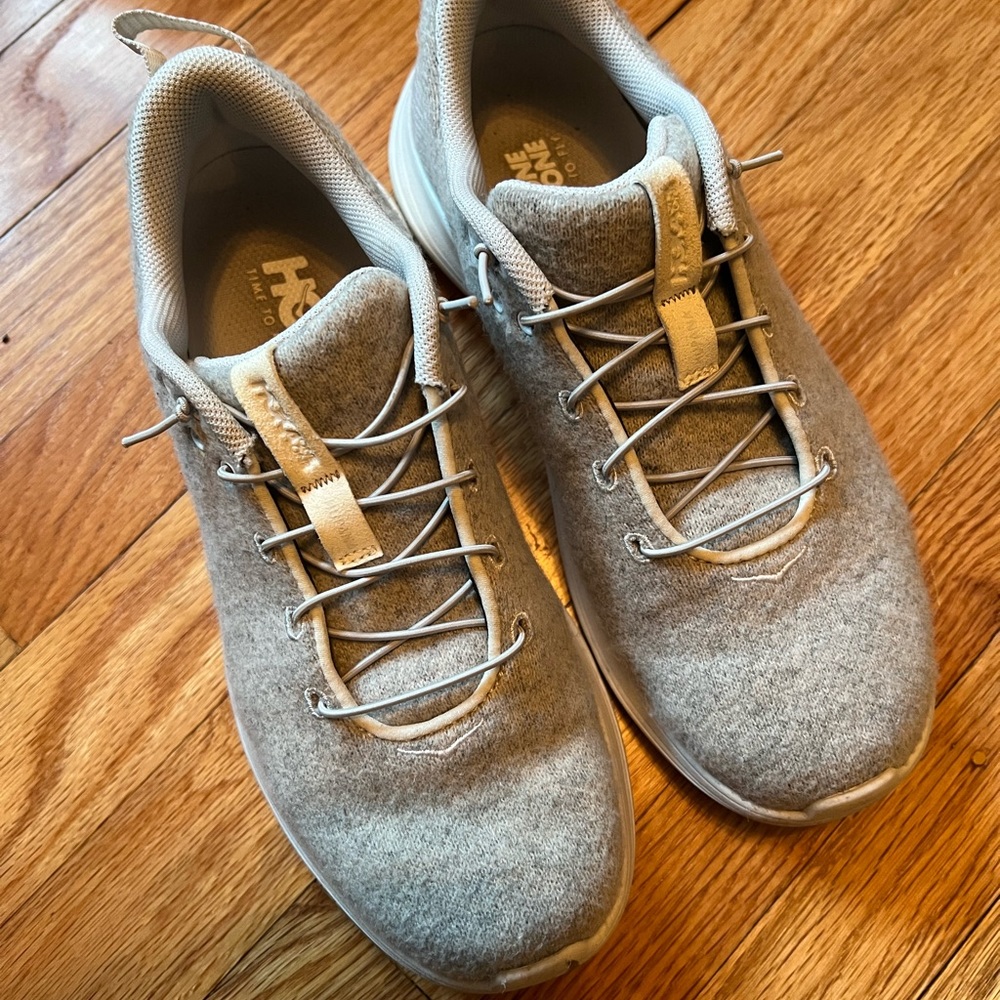 Hoka Hupana Flow Wool Sneakers - womens 6.5